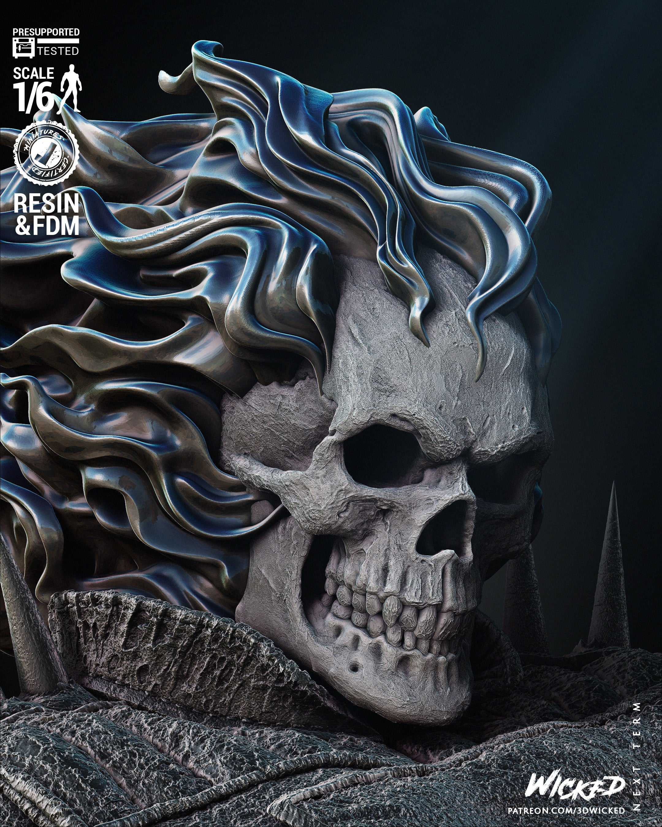 Danny Ketch Ghost Rider (Fan Art) - 6 or 12 scale - 3D Print kit