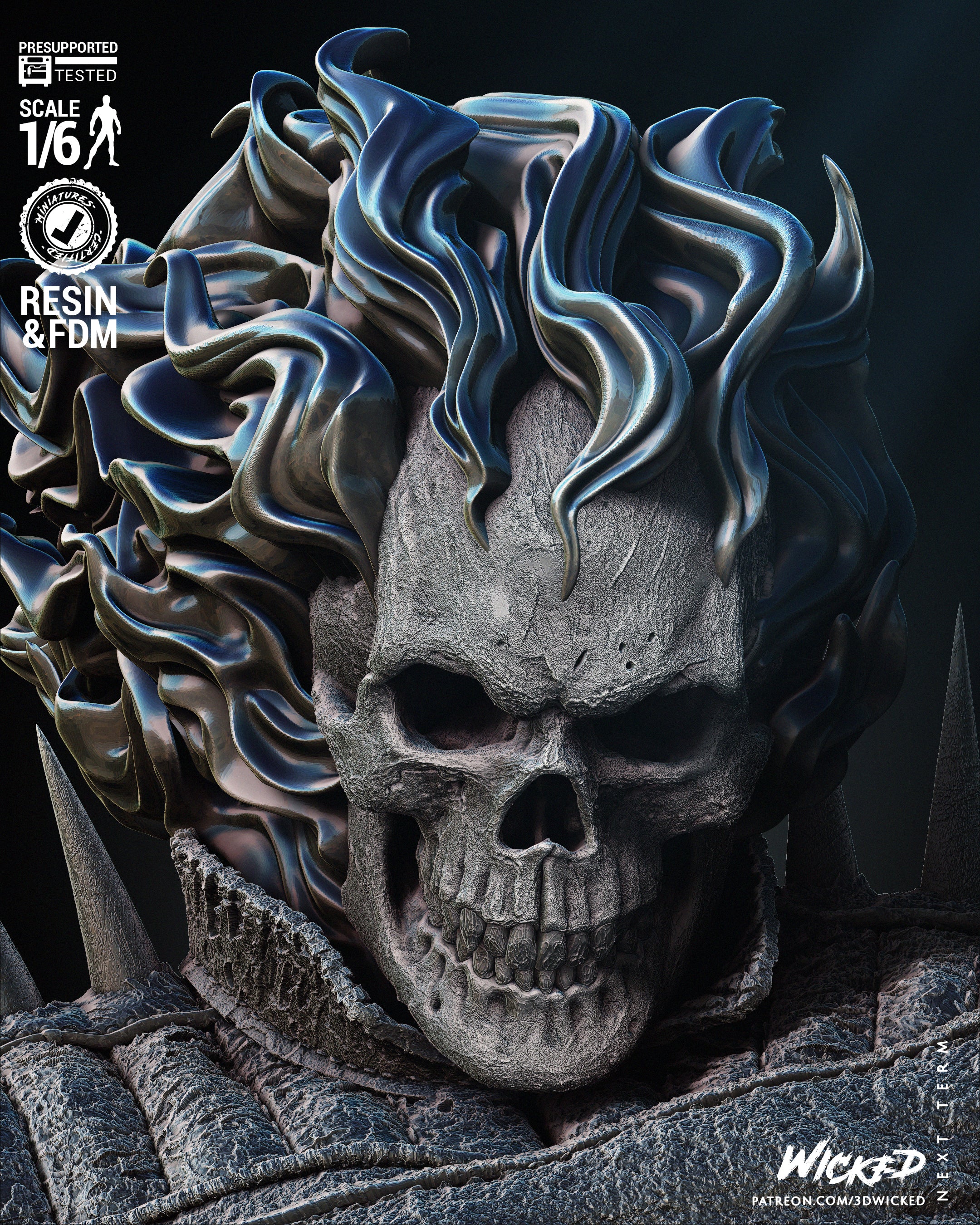 Danny Ketch Ghost Rider (Fan Art) - 6 or 12 scale - 3D Print kit