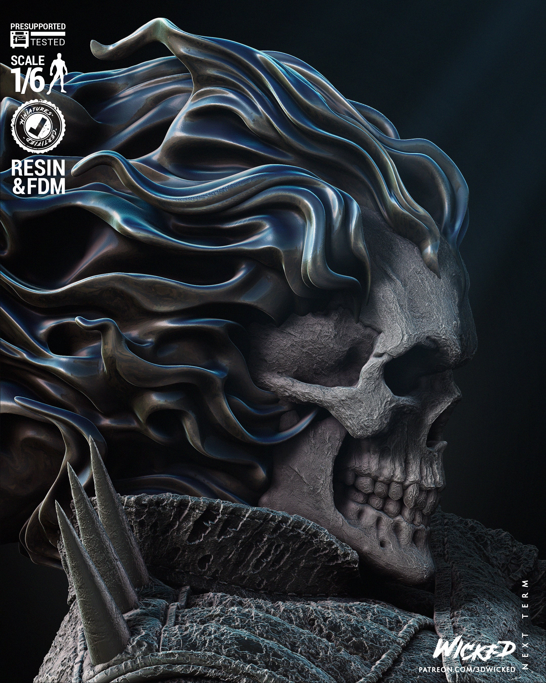 Danny Ketch Ghost Rider (Fan Art) - 6 or 12 scale - 3D Print kit