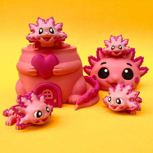 Flexi Axolotl and House