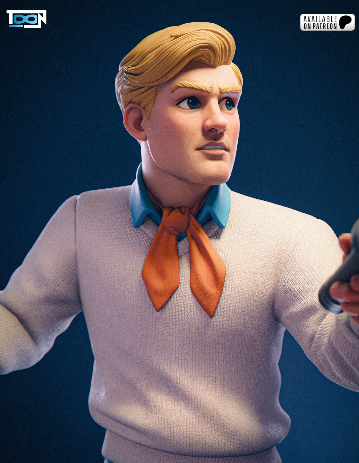 Fred Jones (Scooby-Doo) - 3D Printed Model Kit 1:6 Scale
