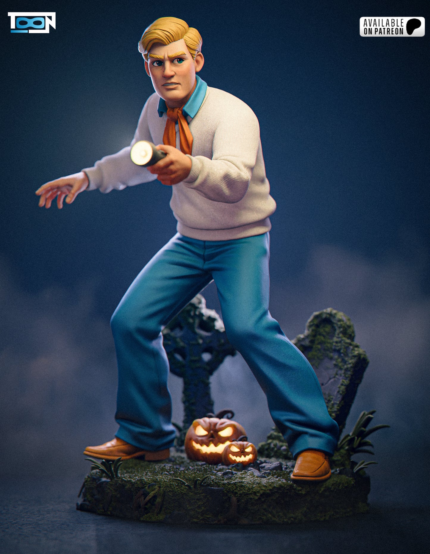 Fred Jones (Scooby-Doo) - 3D Printed Model Kit 1:6 Scale