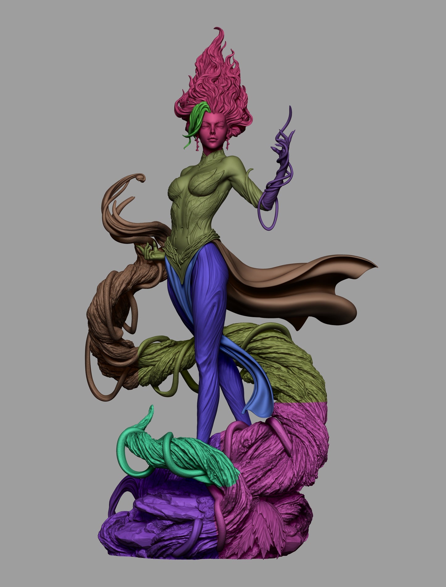 Gaia - 3D Printed Model Kit Statue - 6 Scale