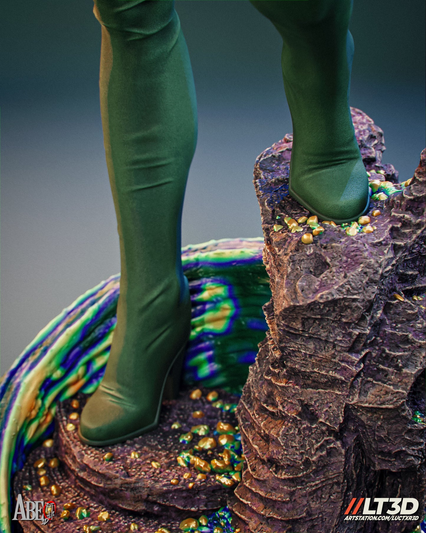 Gamora - 3D Printed Statue Model Kit 6 and 4 Scale