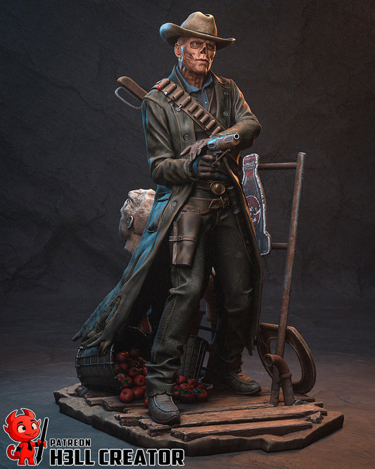 The Ghoul - 10 Scale - Fallout-  3D Printed Model Kit 1:10 Scale