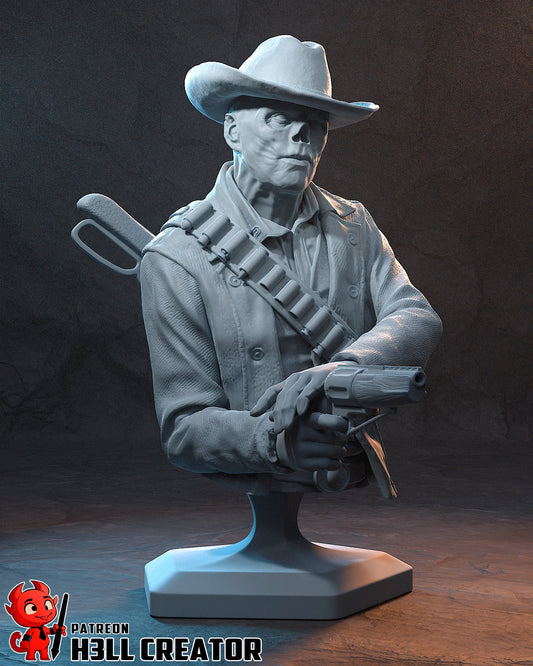 The Ghoul - 10 Scale - Fallout-  3D Printed Model Kit 1:10 Scale