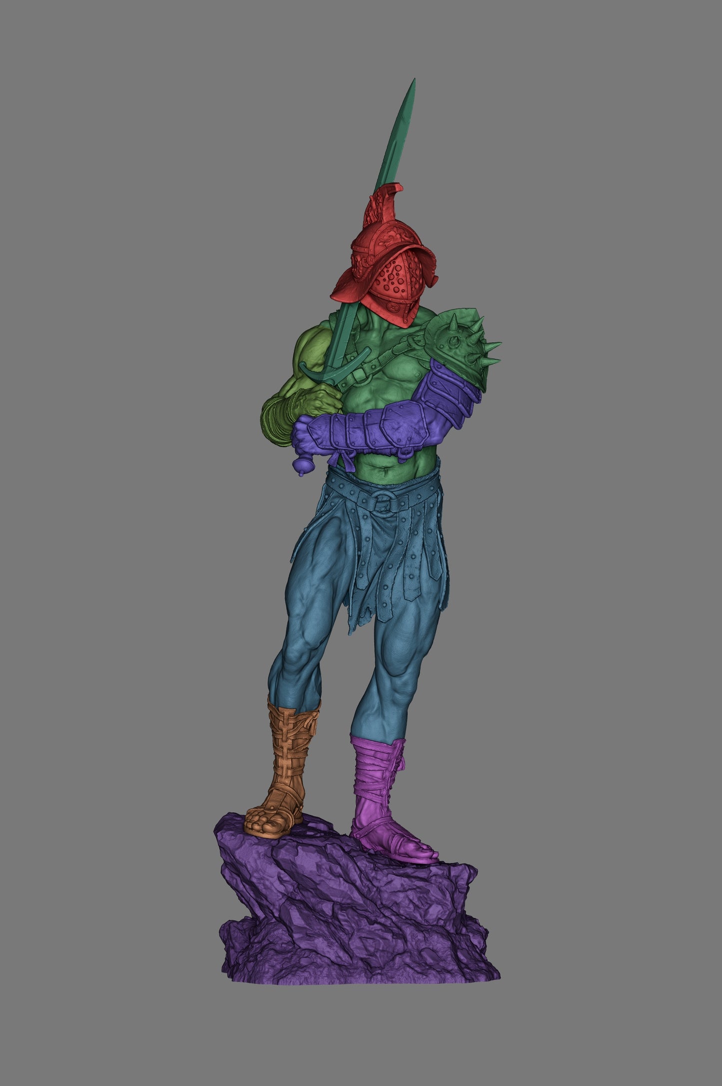 Gladiator - 3D Printed Model Kit Statue