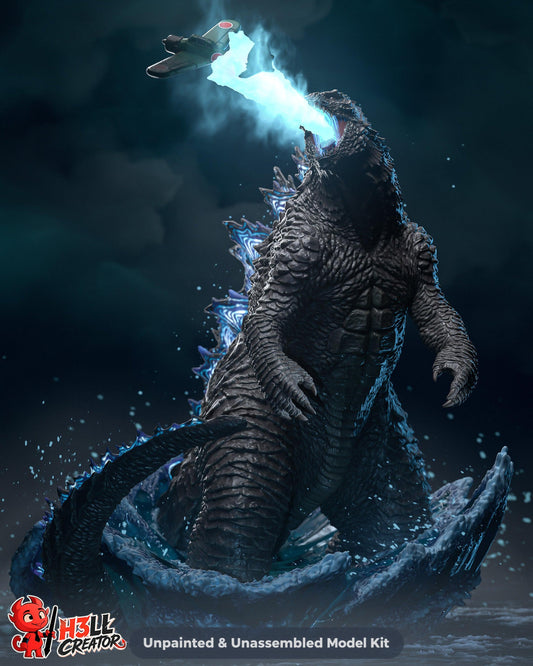 Godzilla- 3D Printed Statue / Bust