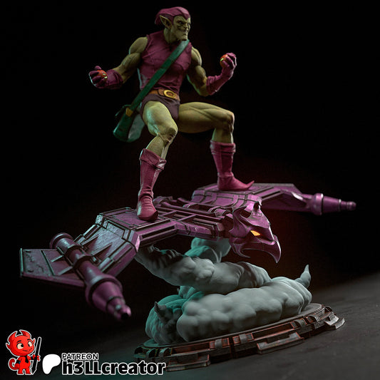 Green Goblin - 3D Printed Statue - 12 Scale Statue / Bust