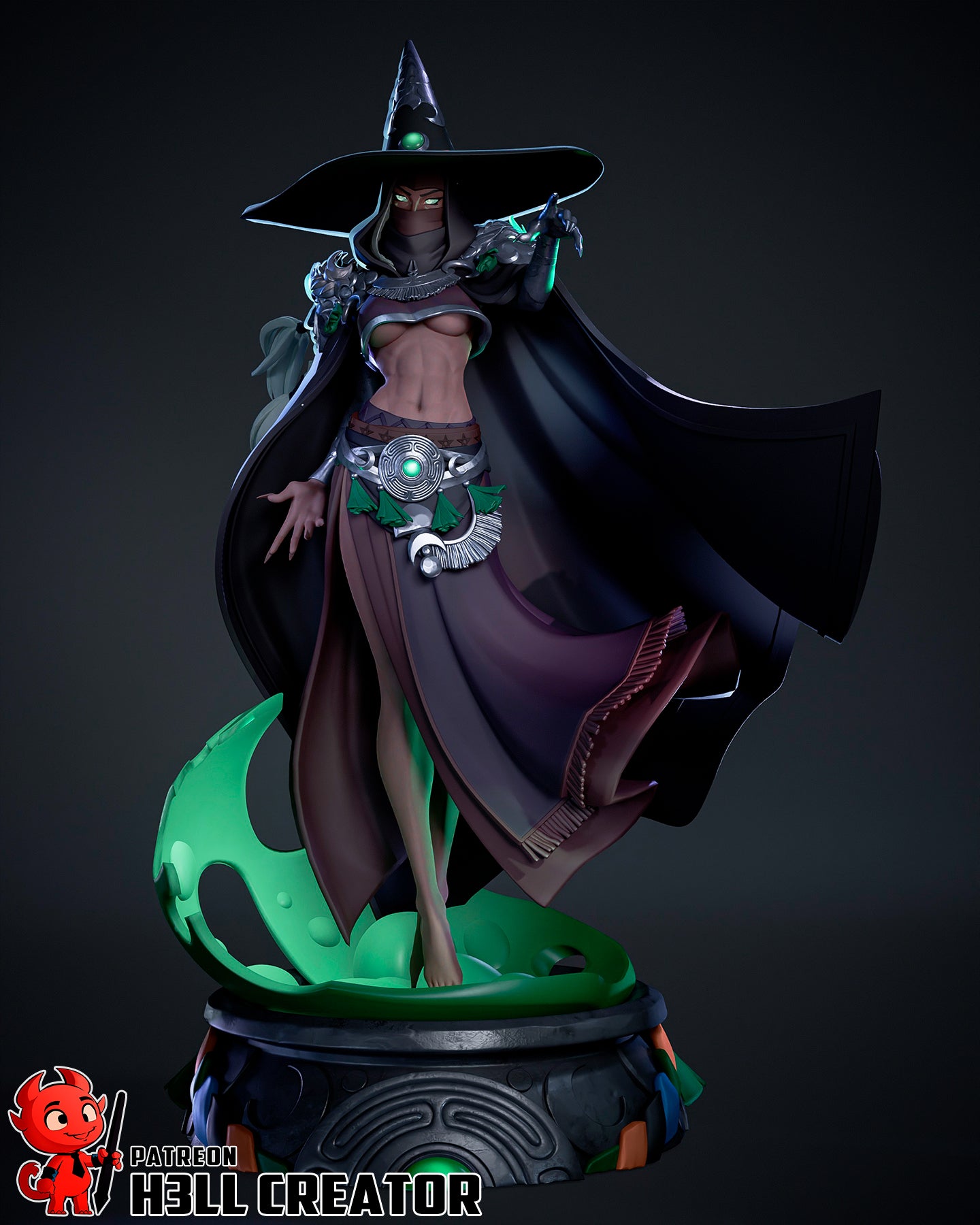 Hecate (Hades 2) - 3D Printed Fan Art Model Kit