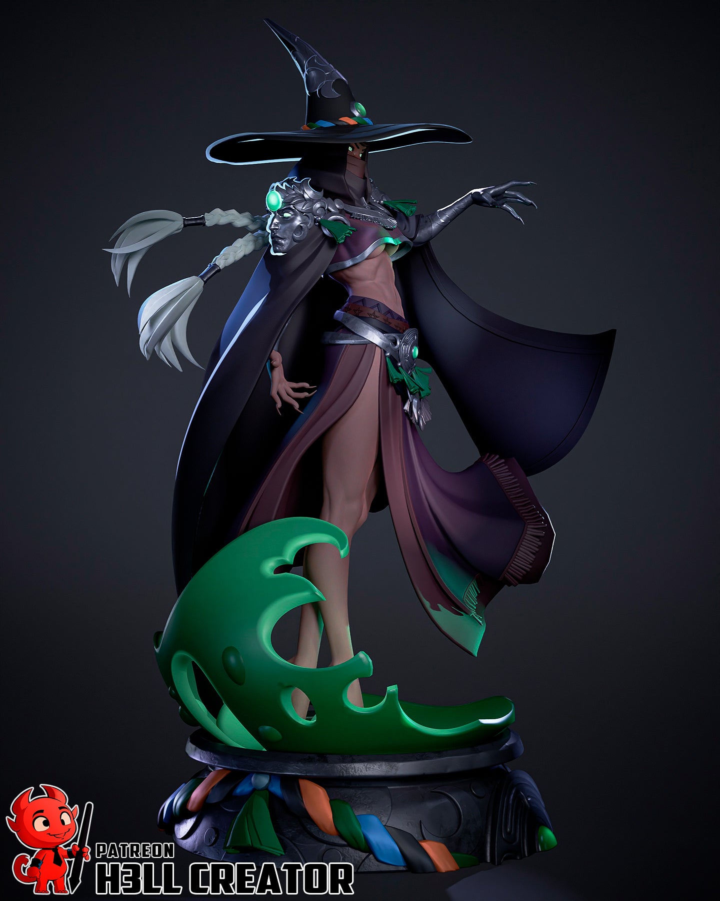 Hecate (Hades 2) - 3D Printed Fan Art Model Kit