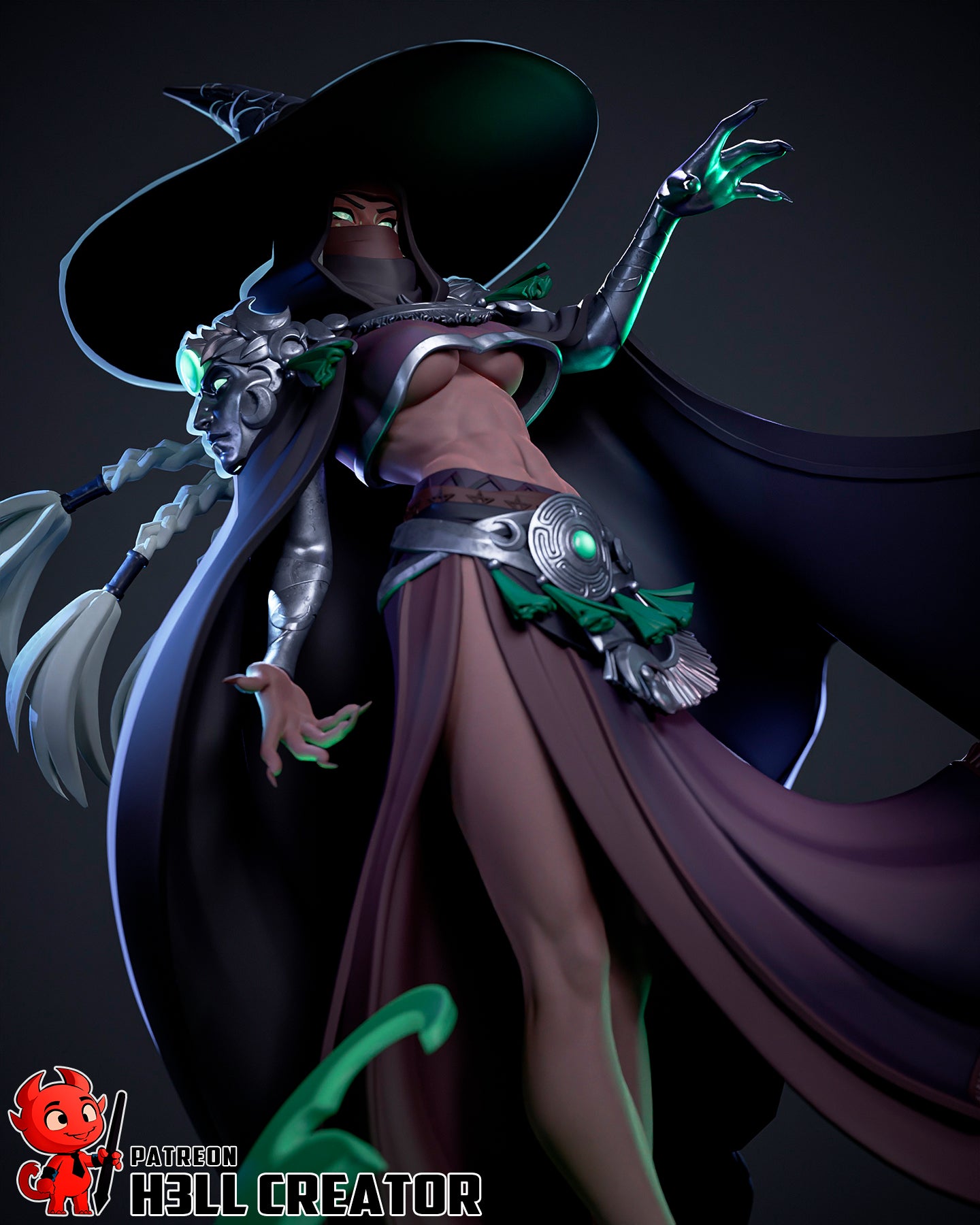 Hecate (Hades 2) - 3D Printed Fan Art Model Kit