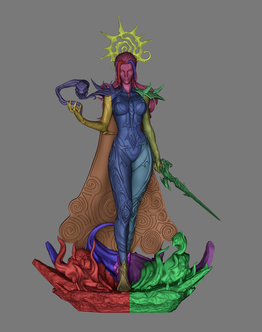 Hela - 3D Printed Model Kit Statue - 6 and  9 Scale