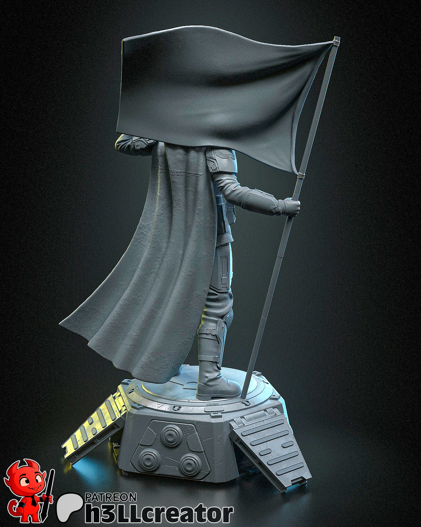 Helldiver - 3D printed Statue - 12 Scale