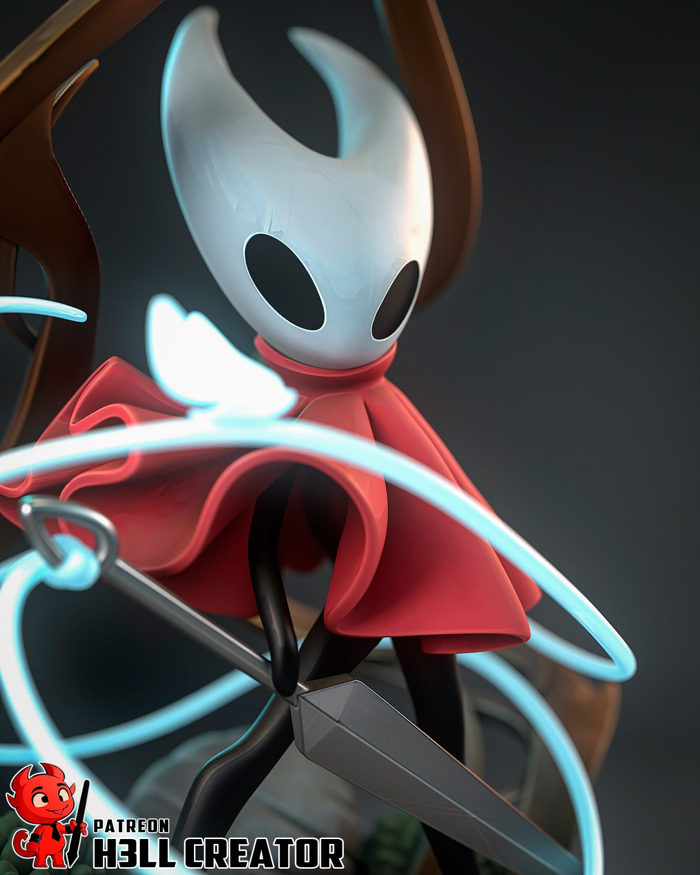 Hornet (Hollow Knight: Silksong) - 3D Printed Fan Art Model Kit