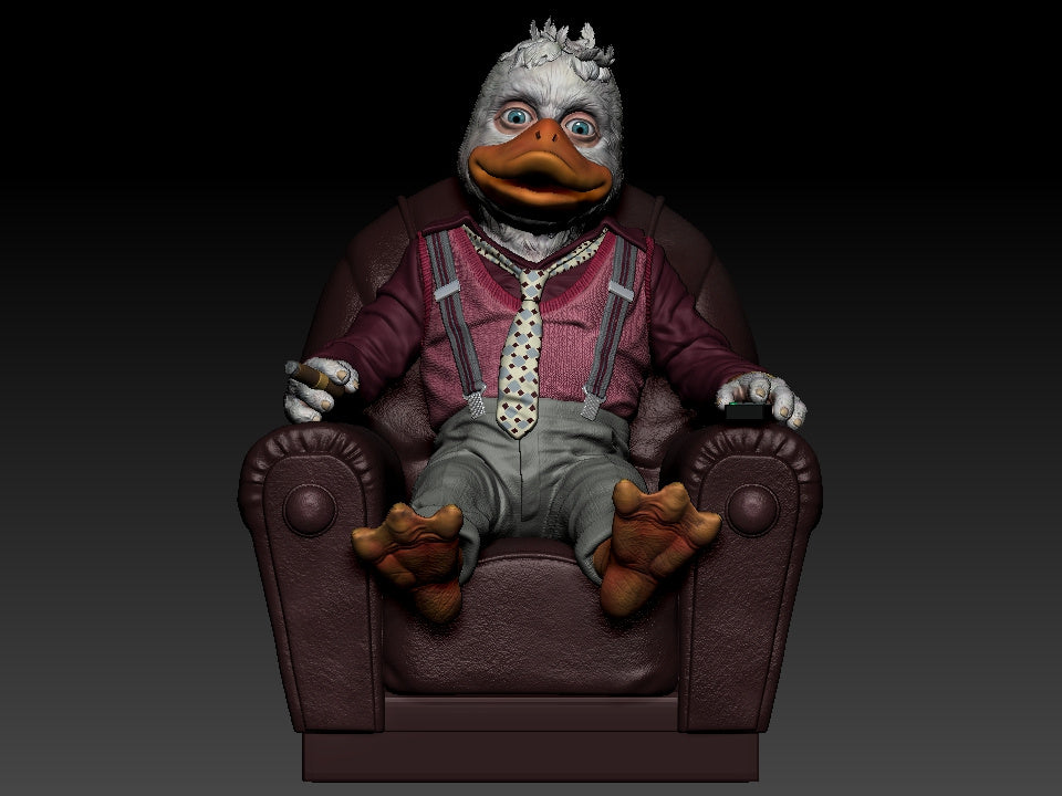 Howard the Duck -3D printed Model Sculpt