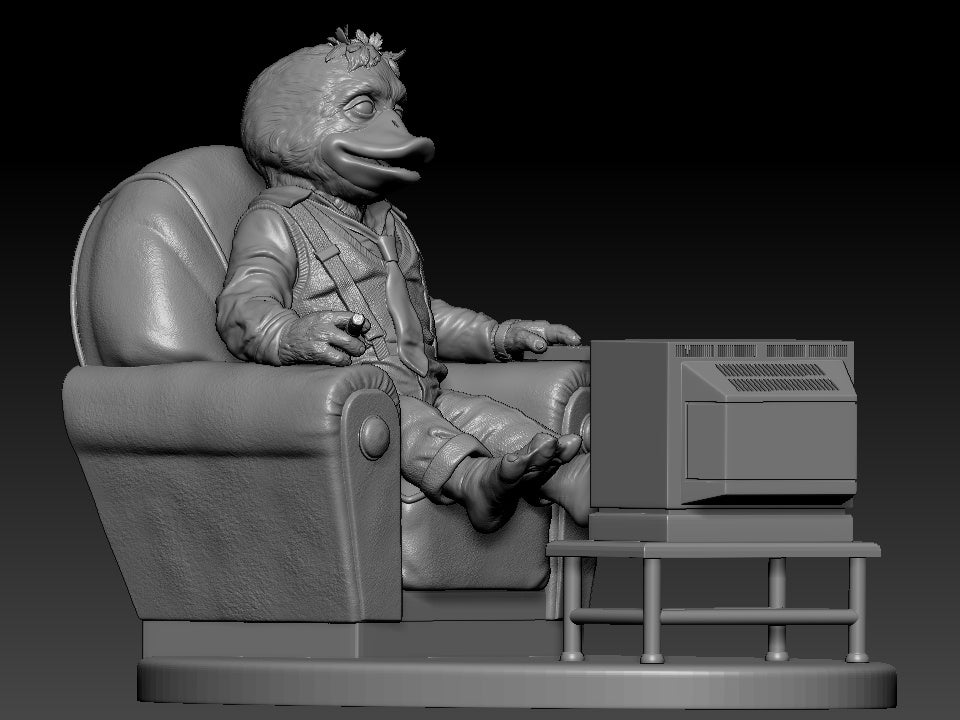 Howard the Duck -3D printed Model Sculpt