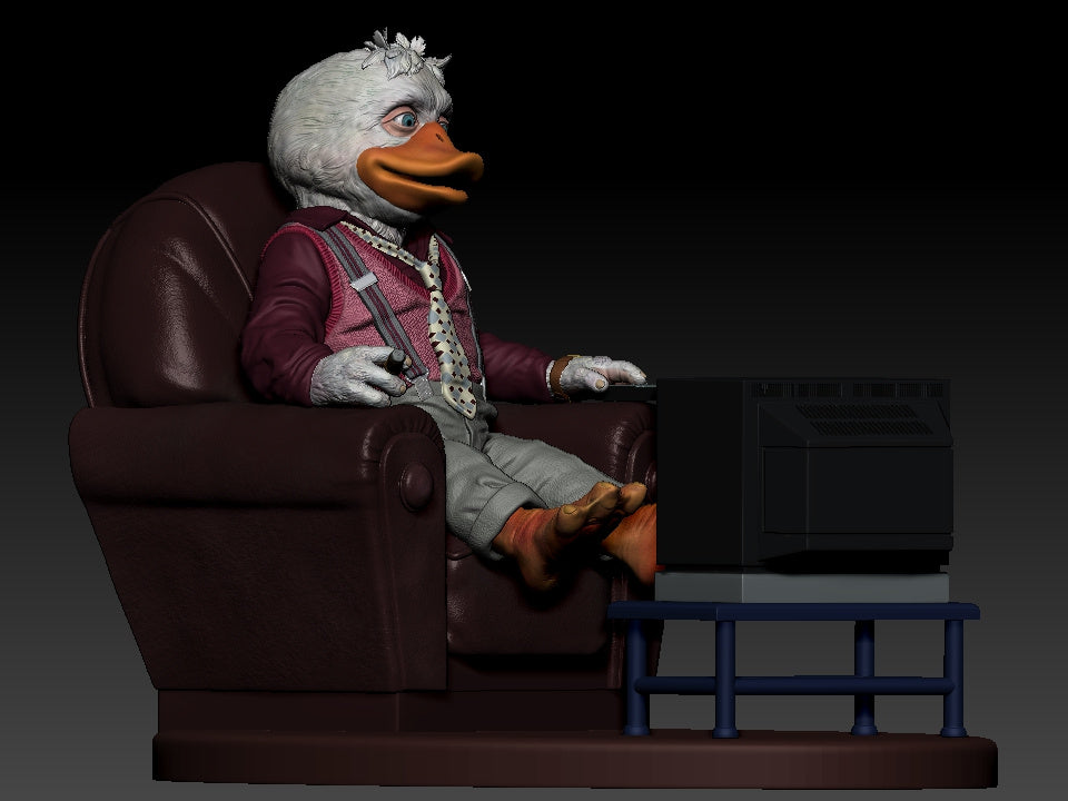Howard the Duck -3D printed Model Sculpt
