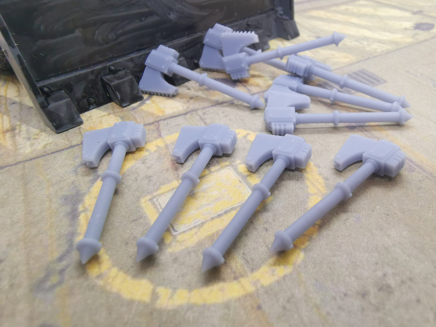 10 x  Heavy Chain Axe -  Wargaming - Space Marines - Type 3