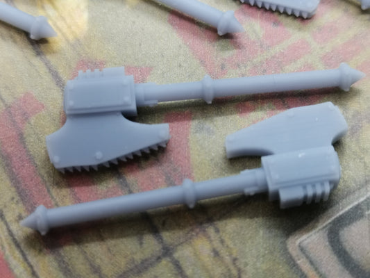 10 x  Great Chain Axe -  Wargaming - Space Marines - Type 4