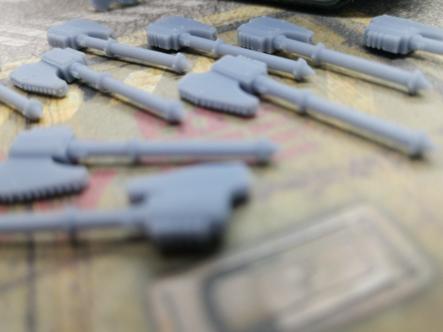 10 x  Great Chain Axe -  Wargaming - Space Marines - Type 4