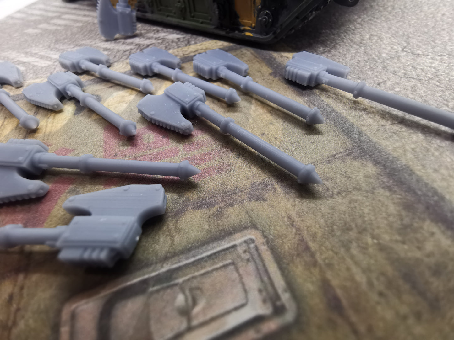 10 x  Great Chain Axe -  Wargaming - Space Marines - Type 4