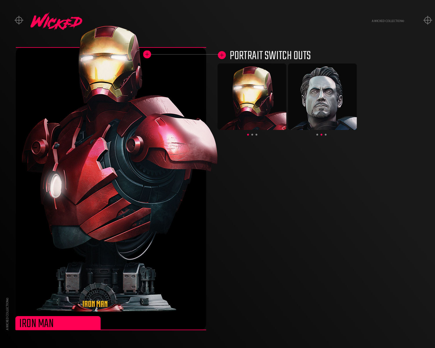 Iron Man (Bust) 3D Print model - Fan Art - 4 or 8 scale