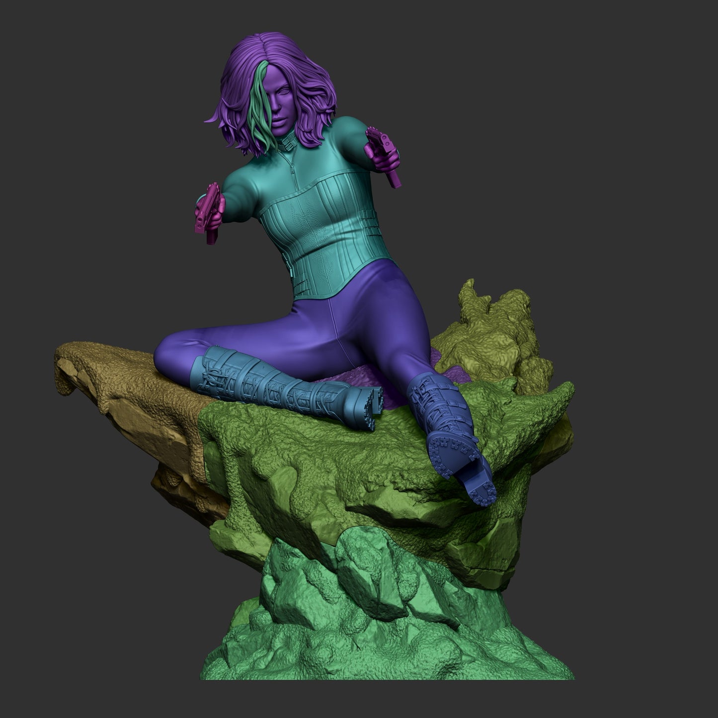 Selene (Underworld) - 3D Printed Model Kit - 1:6 or 1:9 scale (Fan Art)