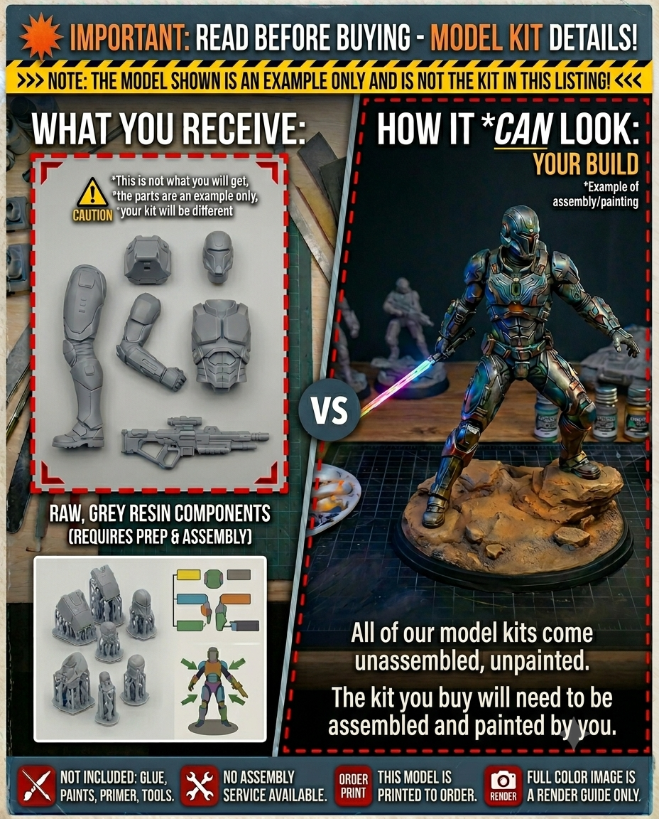 Aayla Secura Bust (Star Wars) - 1:8 or 1:4 Scale  3D printed model kit (Fan Art)