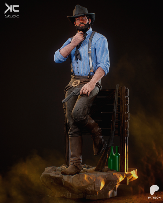 Arthur Morgan (Red Dead Redemption) - 3D Print Model Kit - Fan Art
