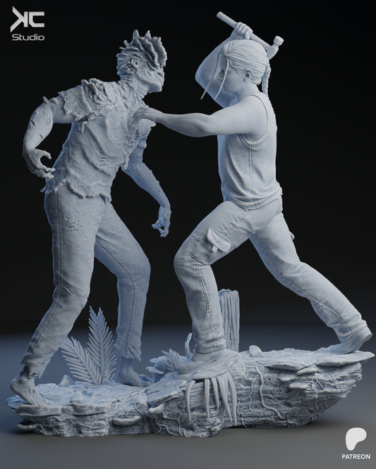 Abby (Last of Us) - 3D Print Model Kit - 1:10 Scale - Fan Art