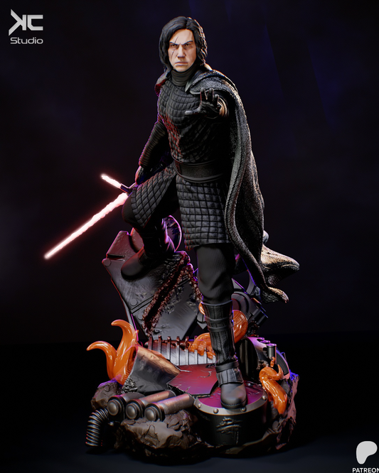 Kylo Ren - 3D Printed Statue Model Kit