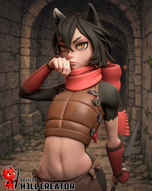 Izutsumi (Dungeon Meshi) - 1:10 model kit (Fan Art)