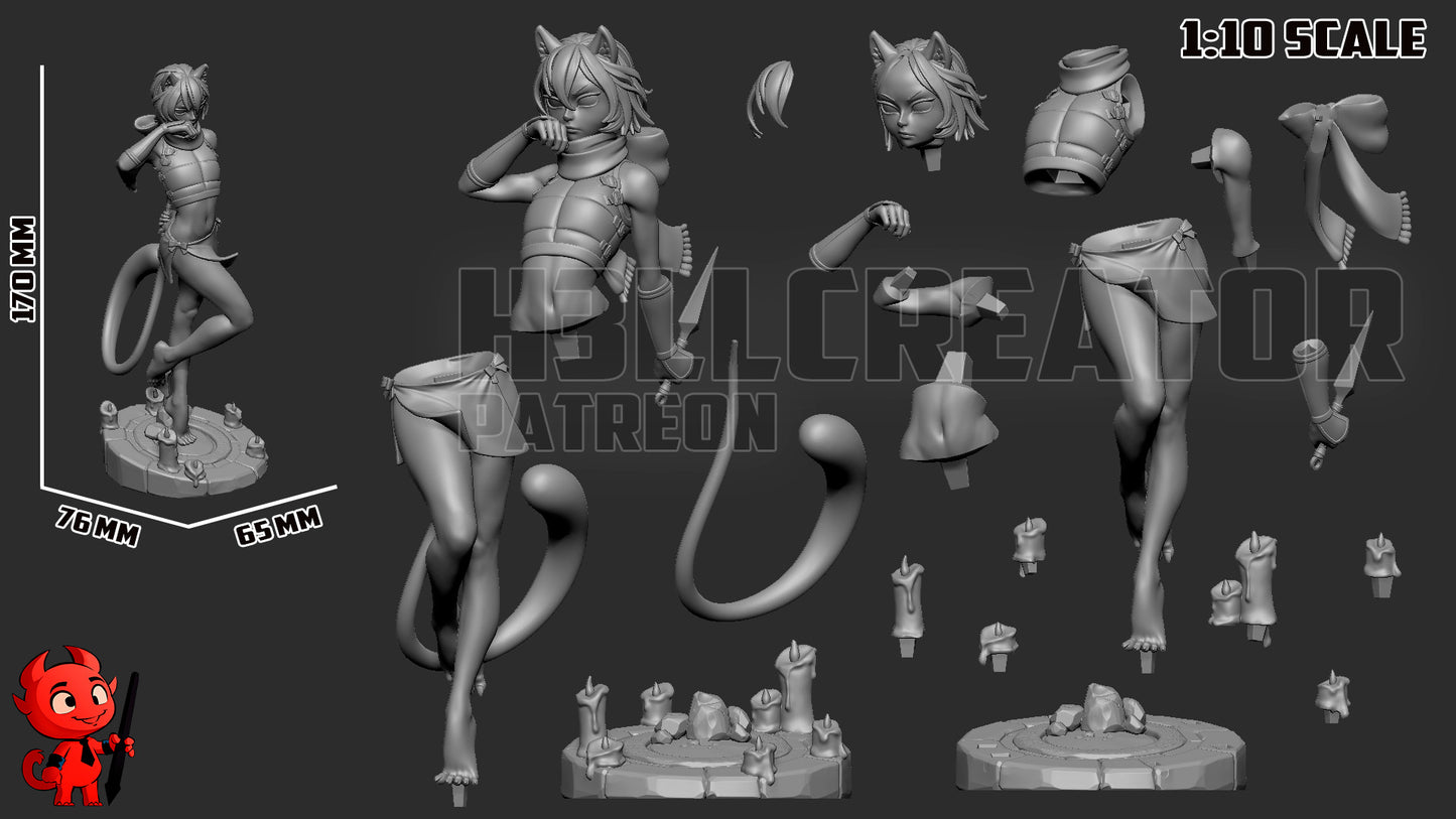 Izutsumi (Dungeon Meshi) - 1:10 model kit (Fan Art)