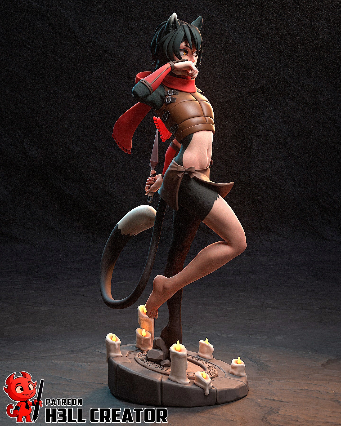 Izutsumi (Dungeon Meshi) - 1:10 model kit (Fan Art)