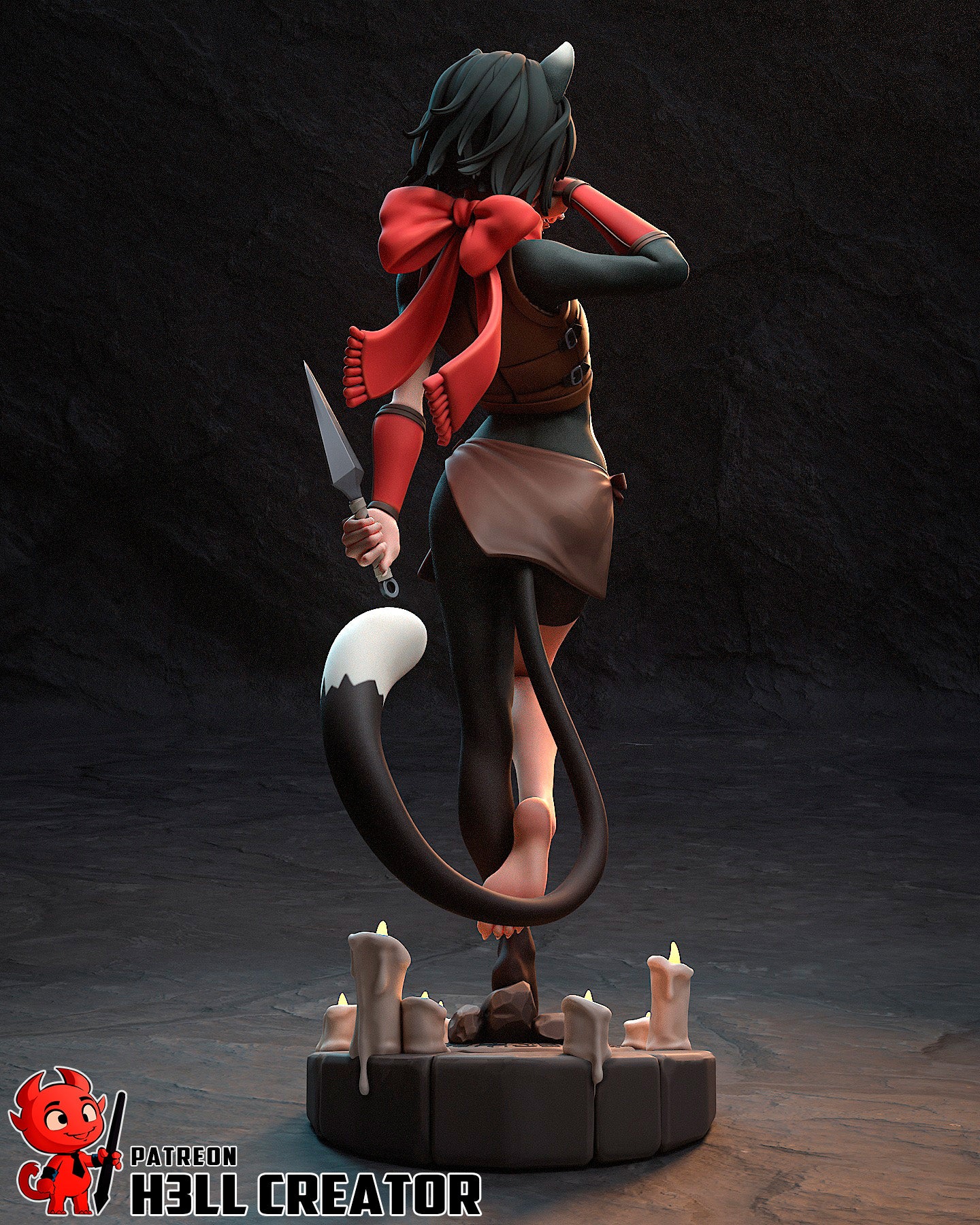 Izutsumi (Dungeon Meshi) - 1:10 model kit (Fan Art)