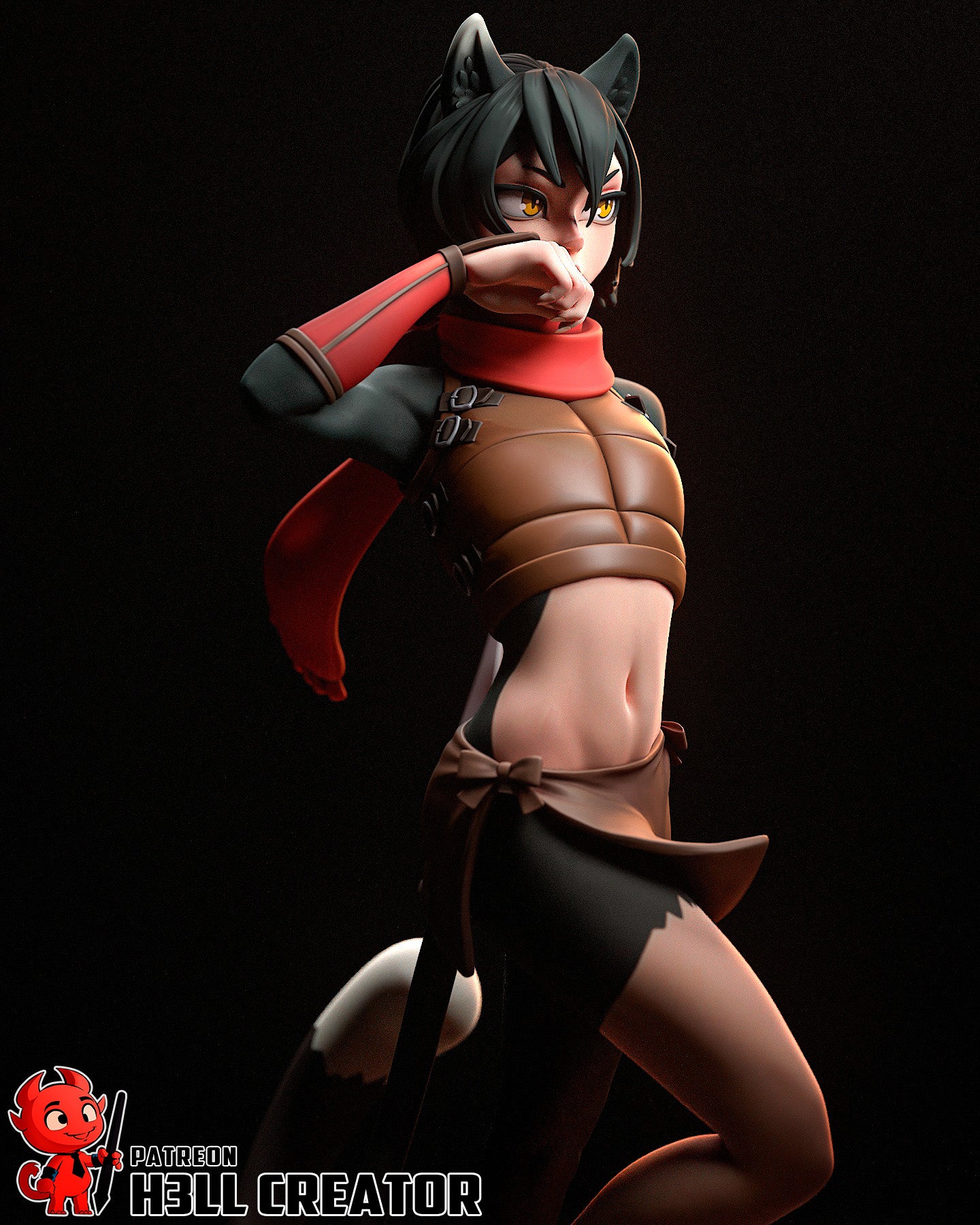 Izutsumi (Dungeon Meshi) - 1:10 model kit (Fan Art)