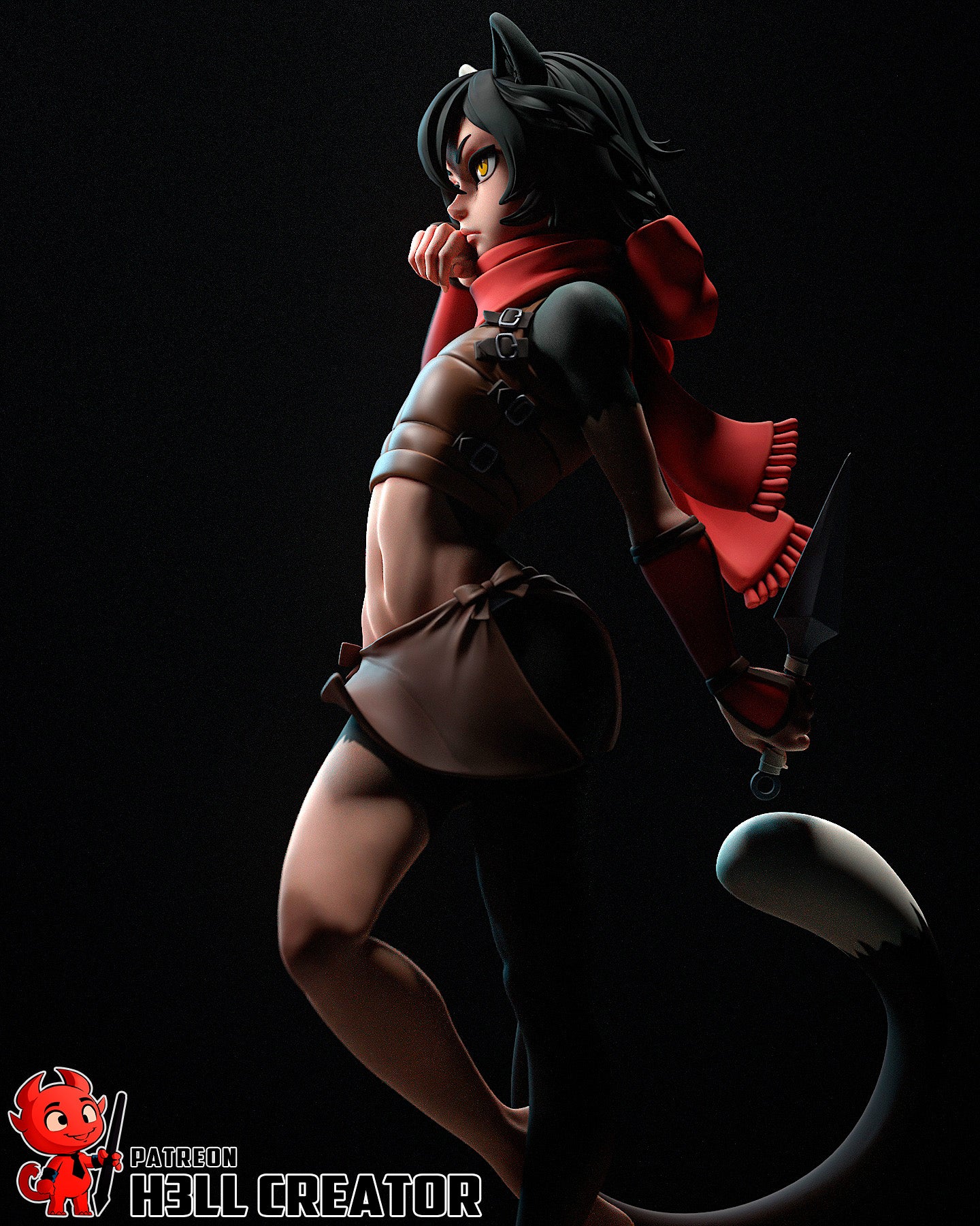 Izutsumi (Dungeon Meshi) - 1:10 model kit (Fan Art)