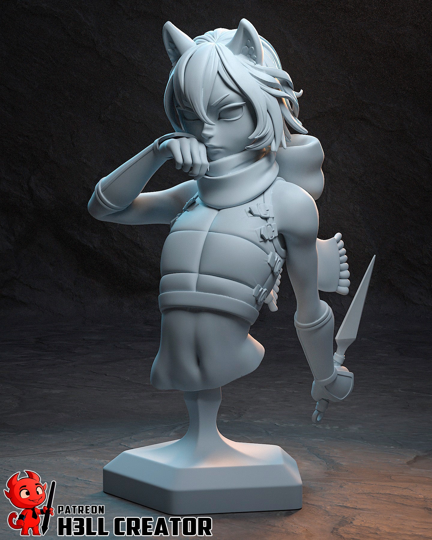 Izutsumi (Dungeon Meshi) - 1:10 model kit (Fan Art)