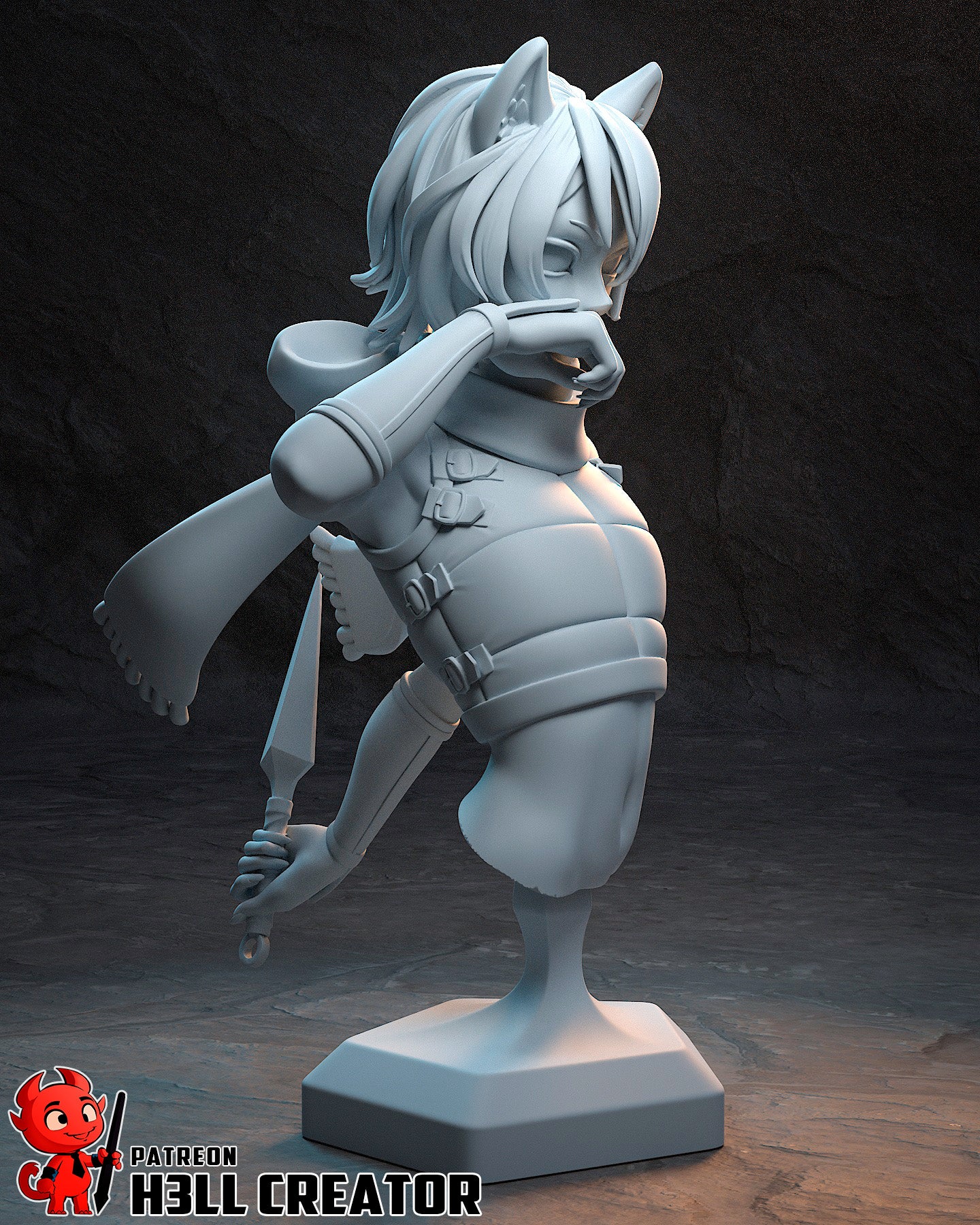 Izutsumi (Dungeon Meshi) - 1:10 model kit (Fan Art)