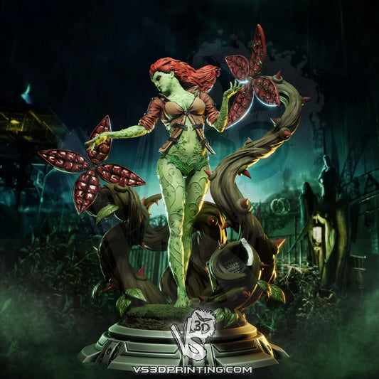 Poison Ivy - Arkham City 3D Model Statue Kit