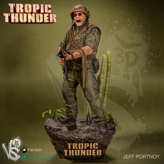 Jeff Portnoy (Tropic Thunder) - Unpainted and Unassembled 3D Print Kit