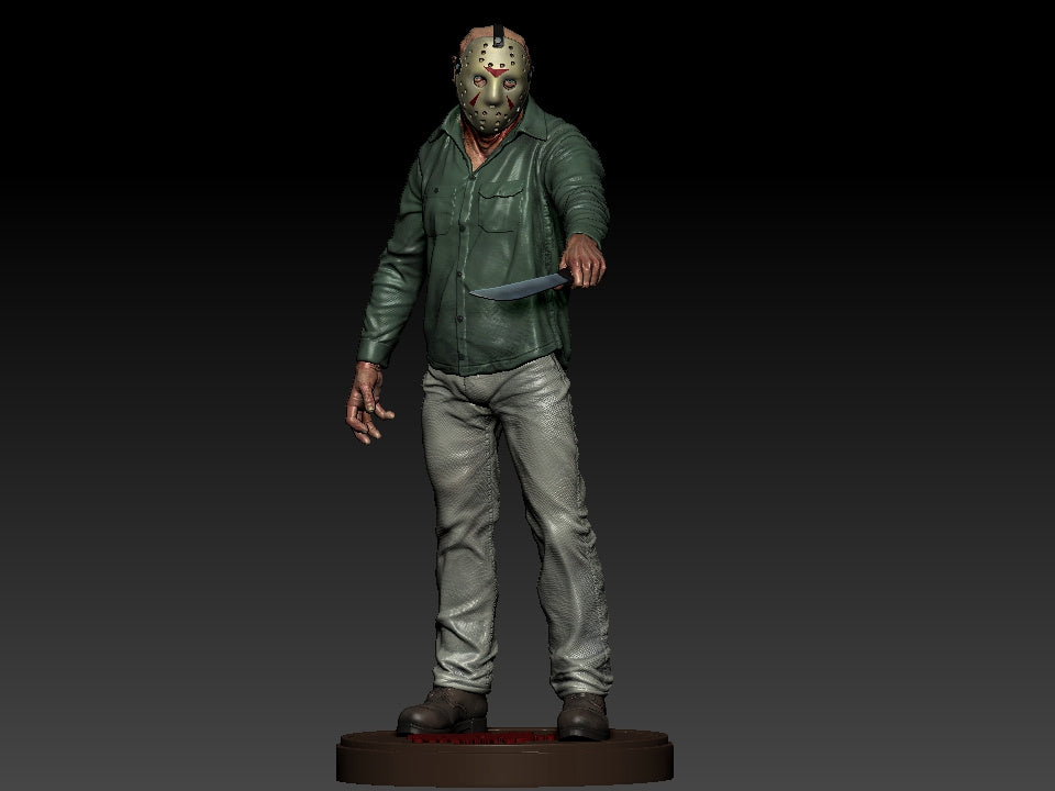 Jason- 3D Printed Statue model kit