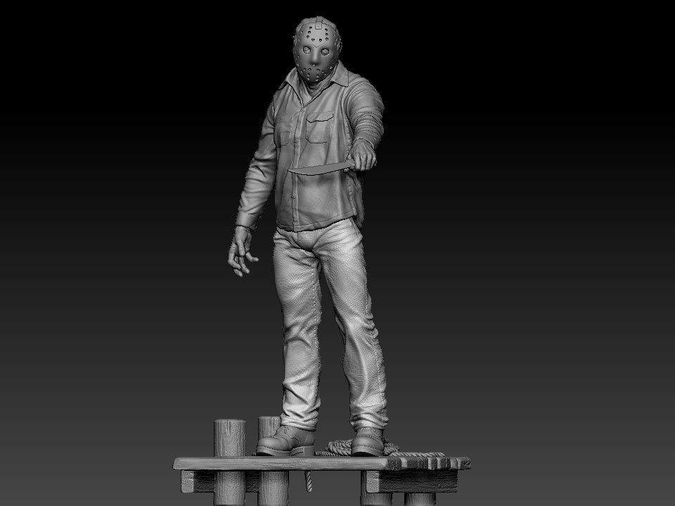 Jason- 3D Printed Statue model kit