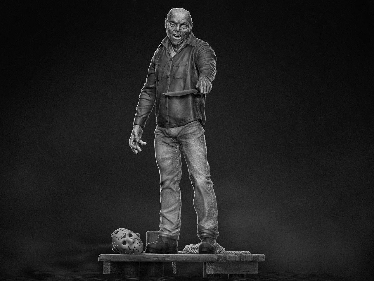 Jason- 3D Printed Statue model kit