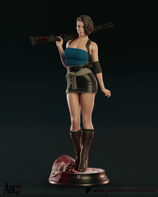 Jill Valentine (Resident Evil) - 3D Model Kit - 1:4 Scale