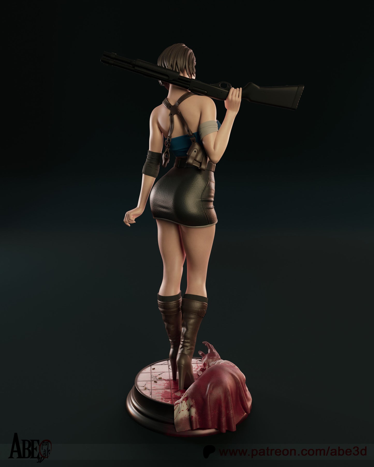 Jill Valentine (Resident Evil) - 3D Model Kit - 1:4 Scale