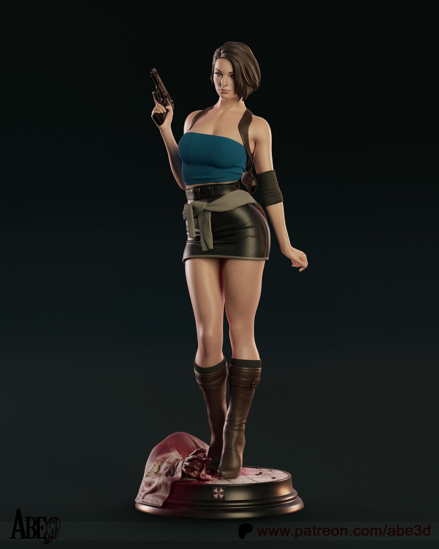 Jill Valentine (Resident Evil) - 3D Model Kit - 1:4 Scale