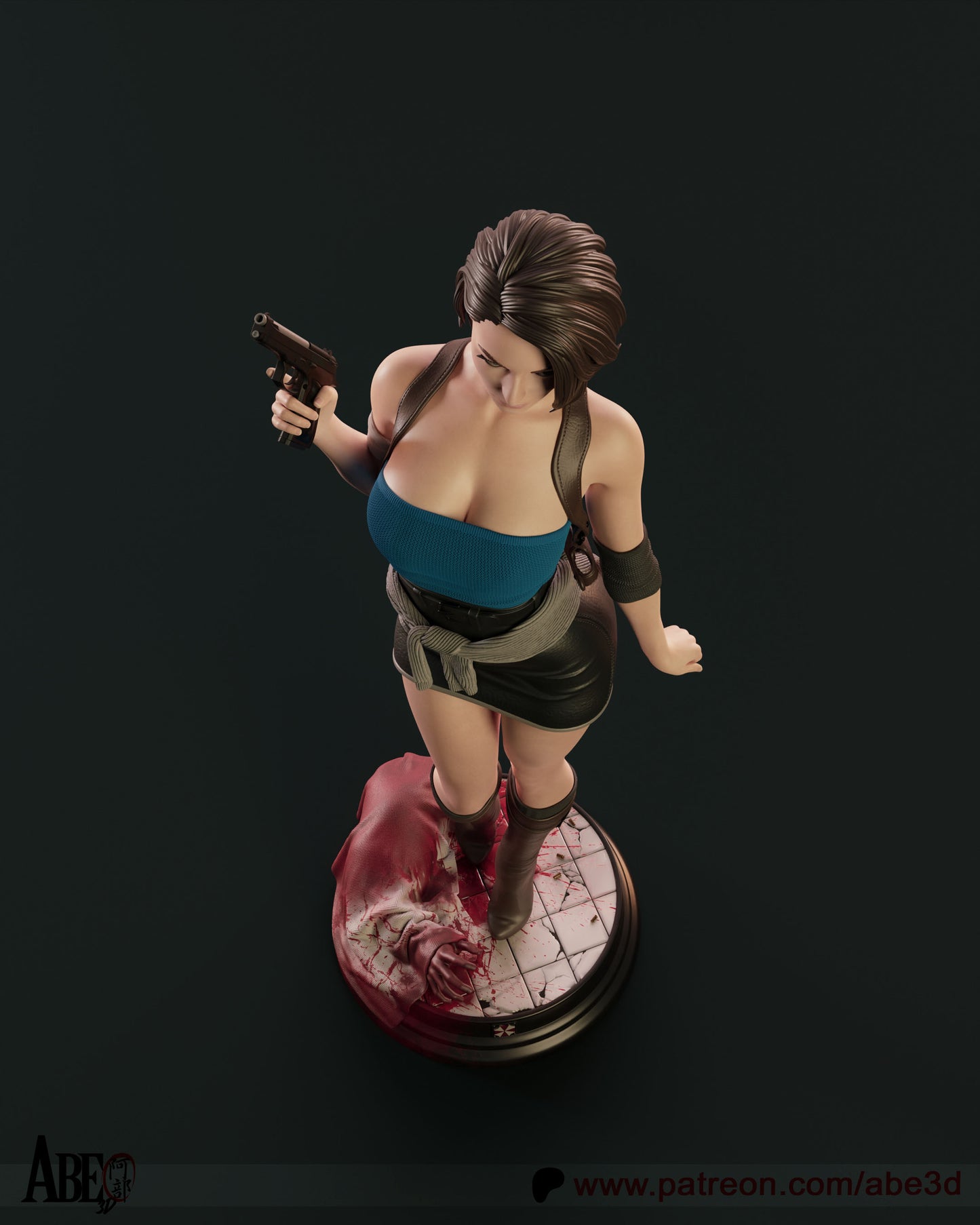 Jill Valentine (Resident Evil) - 3D Model Kit - 1:4 Scale