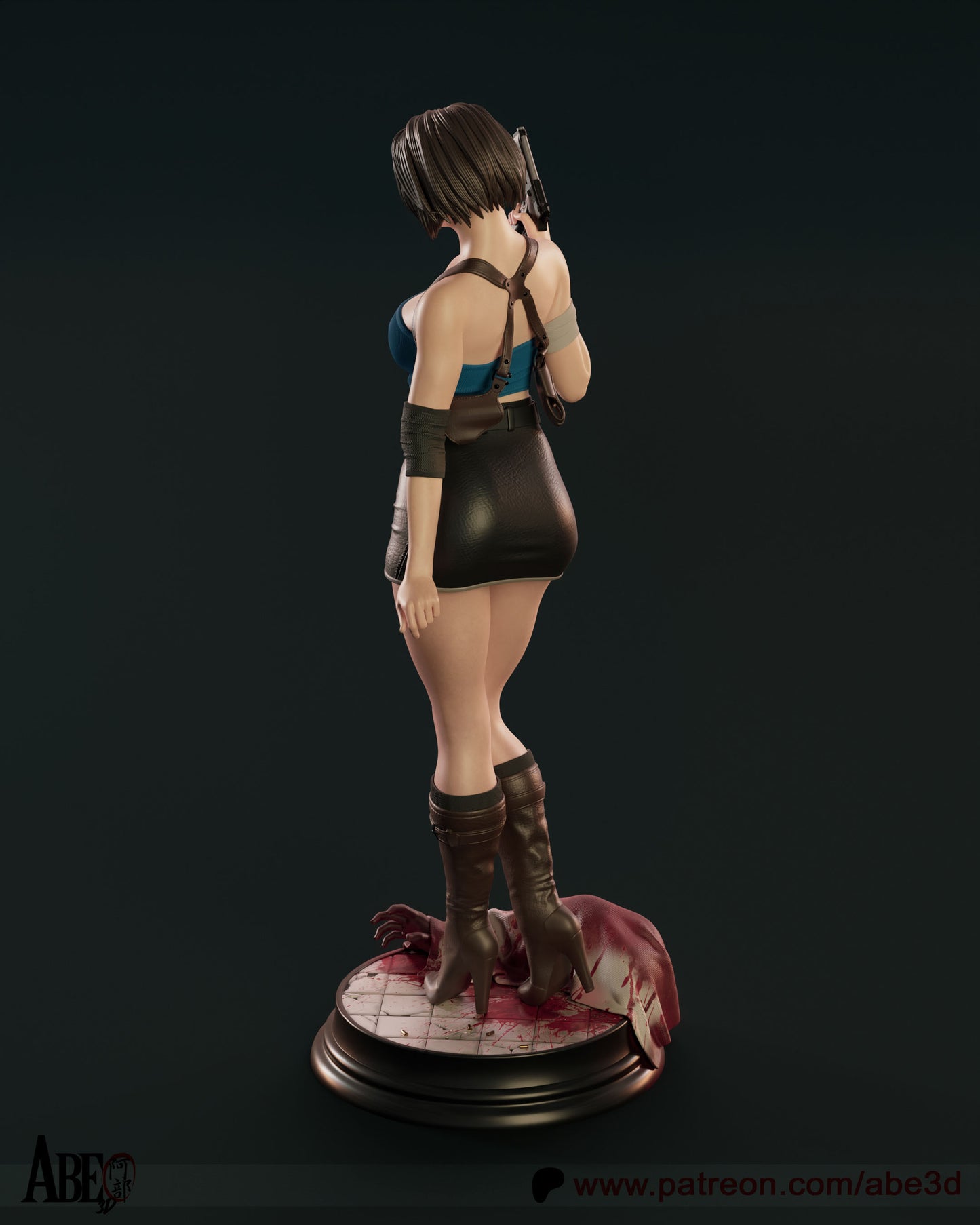 Jill Valentine (Resident Evil) - 3D Model Kit - 1:4 Scale